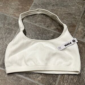 Victoria's Secret White Ribbed Top